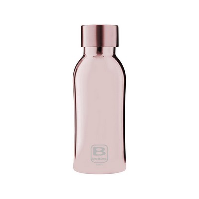 B Bottles Twin - Rose Gold Lux ??- 350 ml - Double wall thermal bottle in 18/10 stainless steel